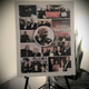 A poster at the New York headquarters of the Screen Actors Guild-American Federation of Television and Radio Artists commemorates Mike Hodge at a reception that followed his “celebration of life.” (Richard Prince)